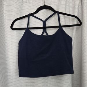 Beyond Yoga Deep Blue Strappy Top